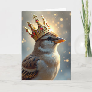 Tarjeta de cumpleaños de plumas reales