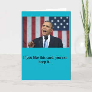 Tarjeta de cumpleaños de presidente Obama