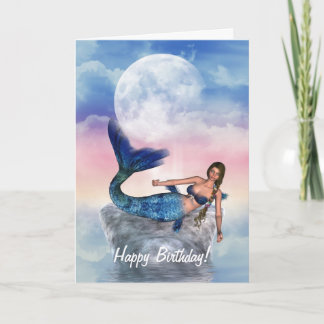 Tarjeta de cumpleaños de princesa Of la Atlántida