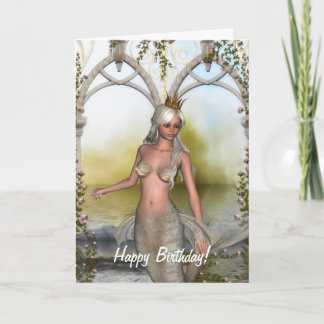 Tarjeta de cumpleaños de princesa Of la Atlántida