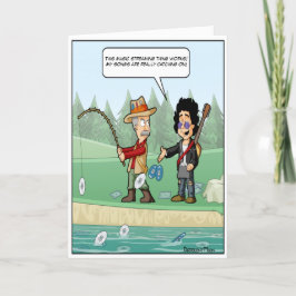 Tarjeta de cumpleaños de Punny Streaming Music