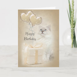 Tarjeta de cumpleaños de Ragdoll