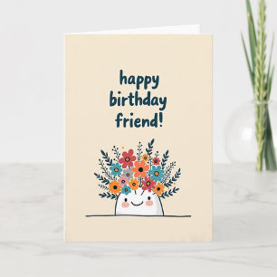 Tarjeta de Cumpleaños de Ramo Dulce