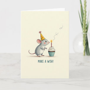 Tarjeta de cumpleaños de Ratón Dulce