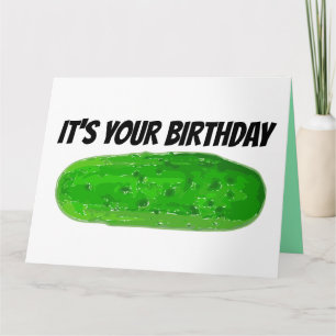 TARJETA DE CUMPLEAÑOS DE RECOGIDA, GRAN DILL