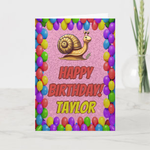 Tarjeta de cumpleaños de regalo personalizada para