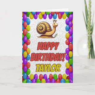 Tarjeta de cumpleaños de regalo personalizada para