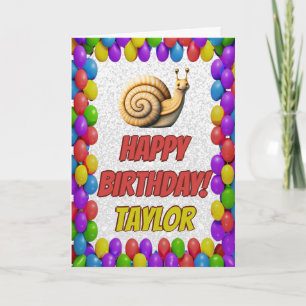 Tarjeta de cumpleaños de regalo personalizada para