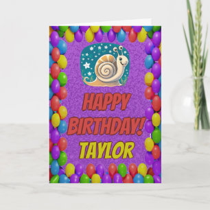 Tarjeta de cumpleaños de regalo personalizada para
