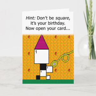 Tarjeta de cumpleaños de rompecabezas de personali