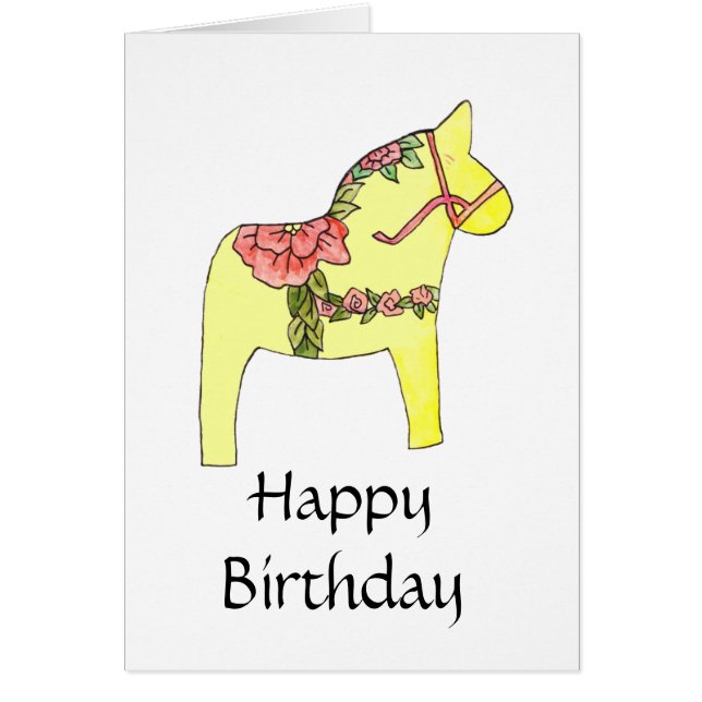 Tarjeta de cumpleaños de Rosas de verano (Frente)