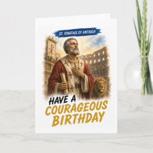 Tarjeta de cumpleaños de San Ignacio de Antioquía