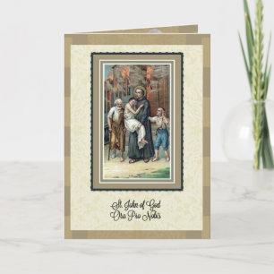 Tarjeta de cumpleaños de San Juan de Dios Ruega po