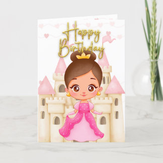 Tarjeta de cumpleaños de San Valentín - Princesa