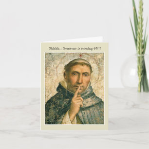 Tarjeta de cumpleaños de Santo Domingo