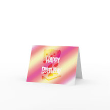 Tarjeta de cumpleaños de Scoot de arranque