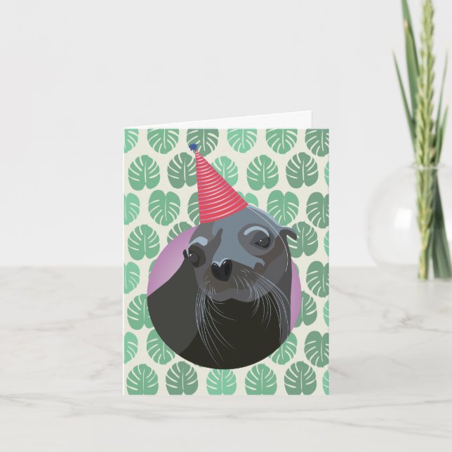 Tarjeta de cumpleaños de sello (Anverso)