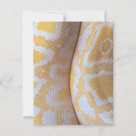 Tarjeta de cumpleaños de serpiente Snake Feliz cum