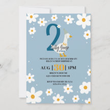 Tarjeta de cumpleaños de Silly Goose