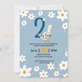 Tarjeta de cumpleaños de Silly Goose