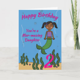Tarjeta de cumpleaños de sirvienta para hija de cu
