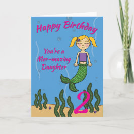 Tarjeta de cumpleaños de sirvienta para hija de cu