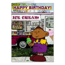 Tarjeta de cumpleaños de Sleevez corto