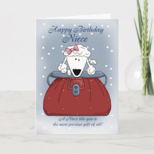 Tarjeta de cumpleaños de sobrina - Mascota de la c