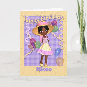 Tarjeta de cumpleaños de sobrina - Niña pequeña