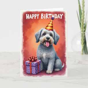 Tarjeta de cumpleaños de sombrero divertido