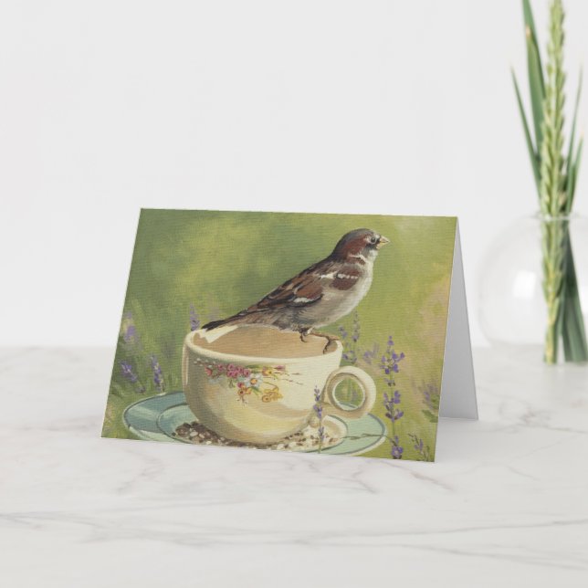 Tarjeta de cumpleaños de Sparrow 0470 (Anverso)