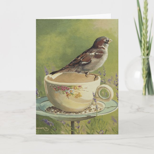 Tarjeta de cumpleaños de Sparrow 0470 (Anverso)