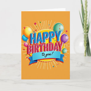Tarjeta de cumpleaños de Sunny Ray
