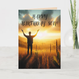 TARJETA DE CUMPLEAÑOS DE SUNSHINE SON