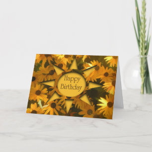 Tarjeta de cumpleaños de Susans con ojos negros
