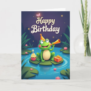 Tarjeta de cumpleaños de Sweet Pond