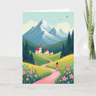 Tarjeta de cumpleaños de Sweet Village