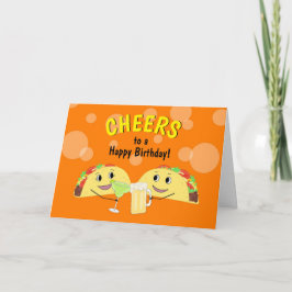 Tarjeta de cumpleaños de Taco Lover