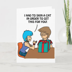 Tarjeta de cumpleaños de Tara del muchacho de Tom