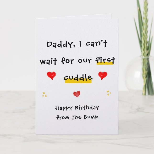 Tarjeta de cumpleaños de The Bump - Cumpleaños de  (Anverso)