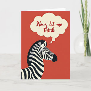 Tarjeta de cumpleaños de Thinking Equine