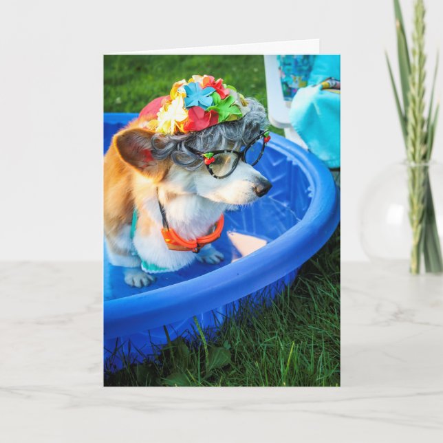 Tarjeta de cumpleaños de tía Gussy (Anverso)