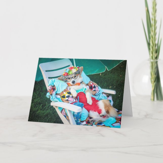 Tarjeta de cumpleaños de tía Gussy (Anverso)