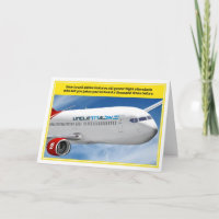 Tarjeta de cumpleaños de tío Al israeli Airline