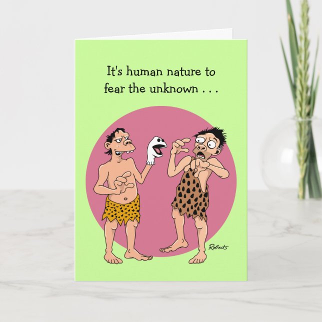 Tarjeta de cumpleaños de títeres tranquilizadora (Anverso)