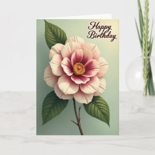Tarjeta de cumpleaños de tonos brillantes