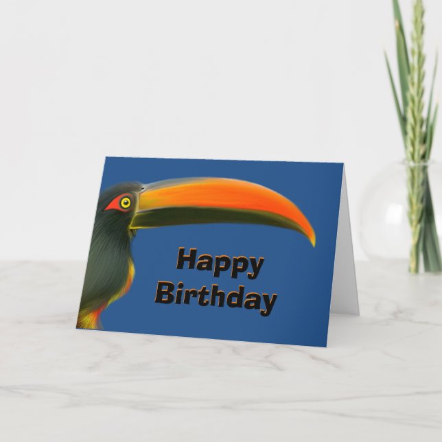 Tarjeta de cumpleaños de Toucan (Anverso)