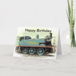 TARJETA DE CUMPLEAÑOS DE TREN