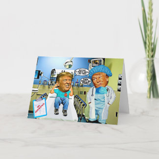 Tarjeta de cumpleaños de Trump divertida - Salud
