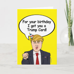 Tarjeta de cumpleaños de Trump - Para tu cumpleaño